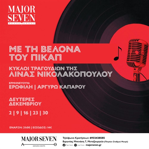 30/12 | ΜΕ ΤΗ ΒΕΛΟΝΑ ΤΟΥ ΠΙΚΑΠ 